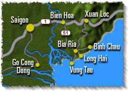 Saigon Area Map