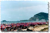 The Crowds at Vung Tau